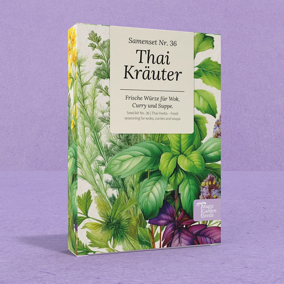 Thai Kräuter - Frische Würze für Wok, Curry und Suppe - Samenset Nr. 36