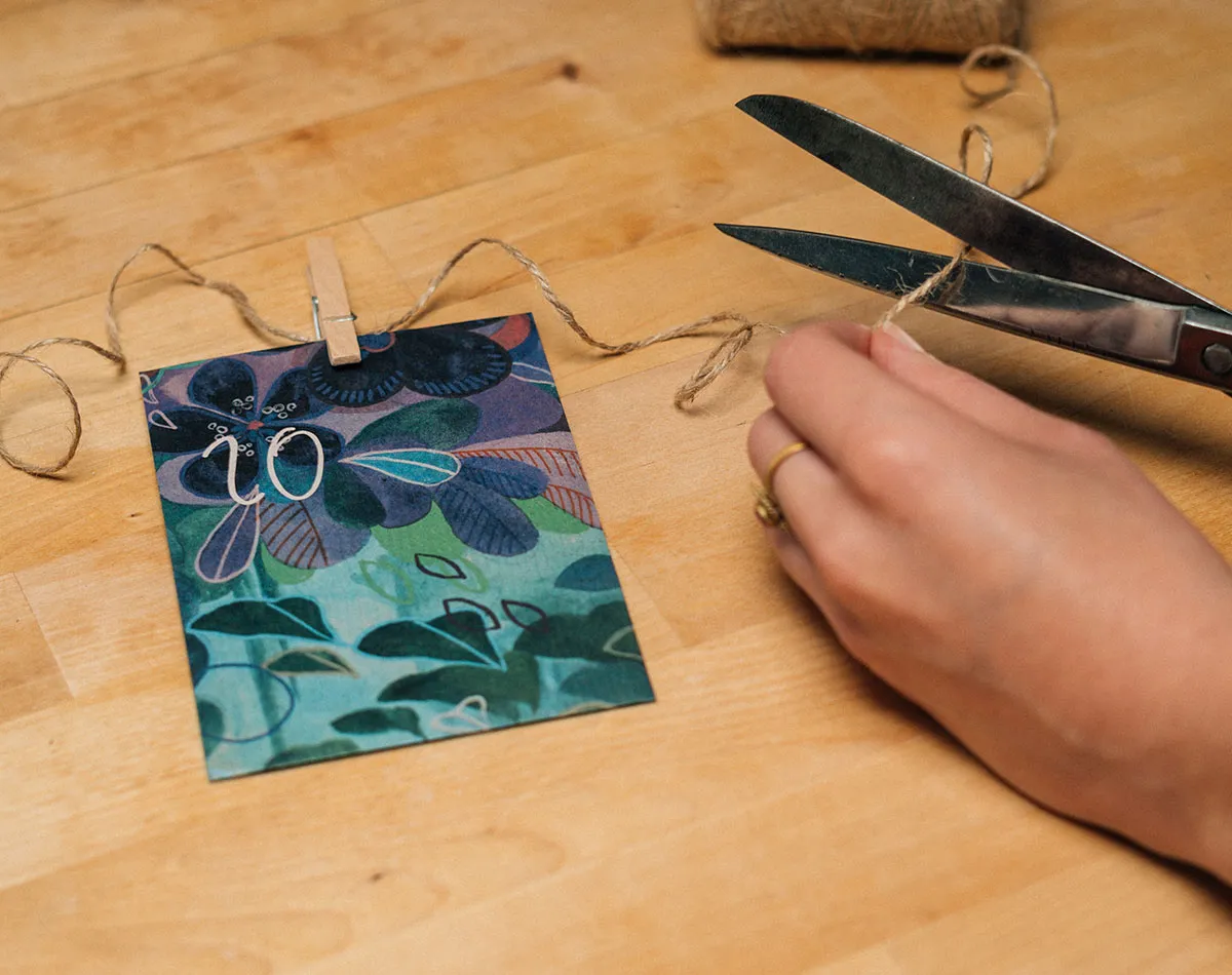 Adventskalender knutselen