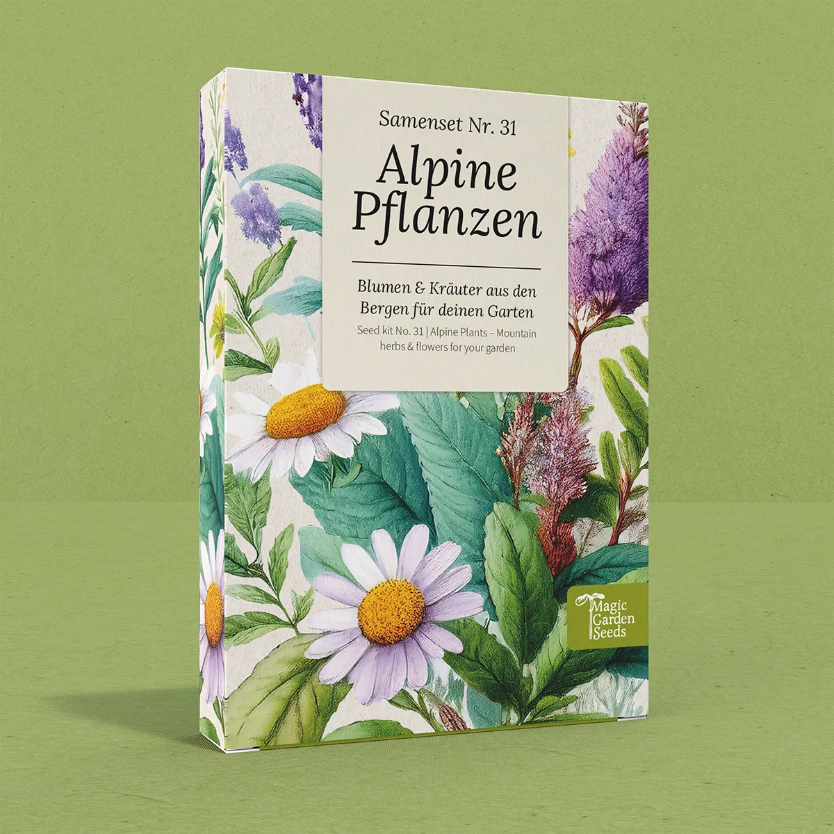 Alpine Pflanzen: Blumen und Kräuter aus den Bergen - Samenset Nr.31