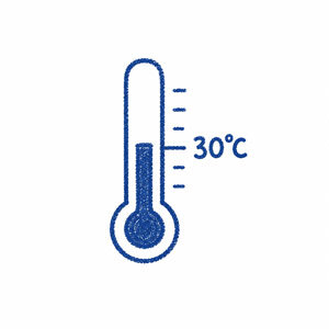Pictogram: te warm