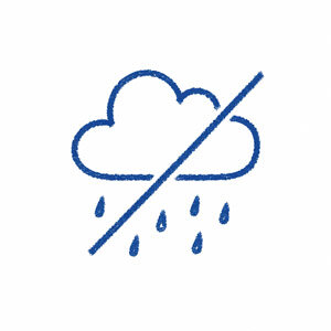 Pictogram: te droog