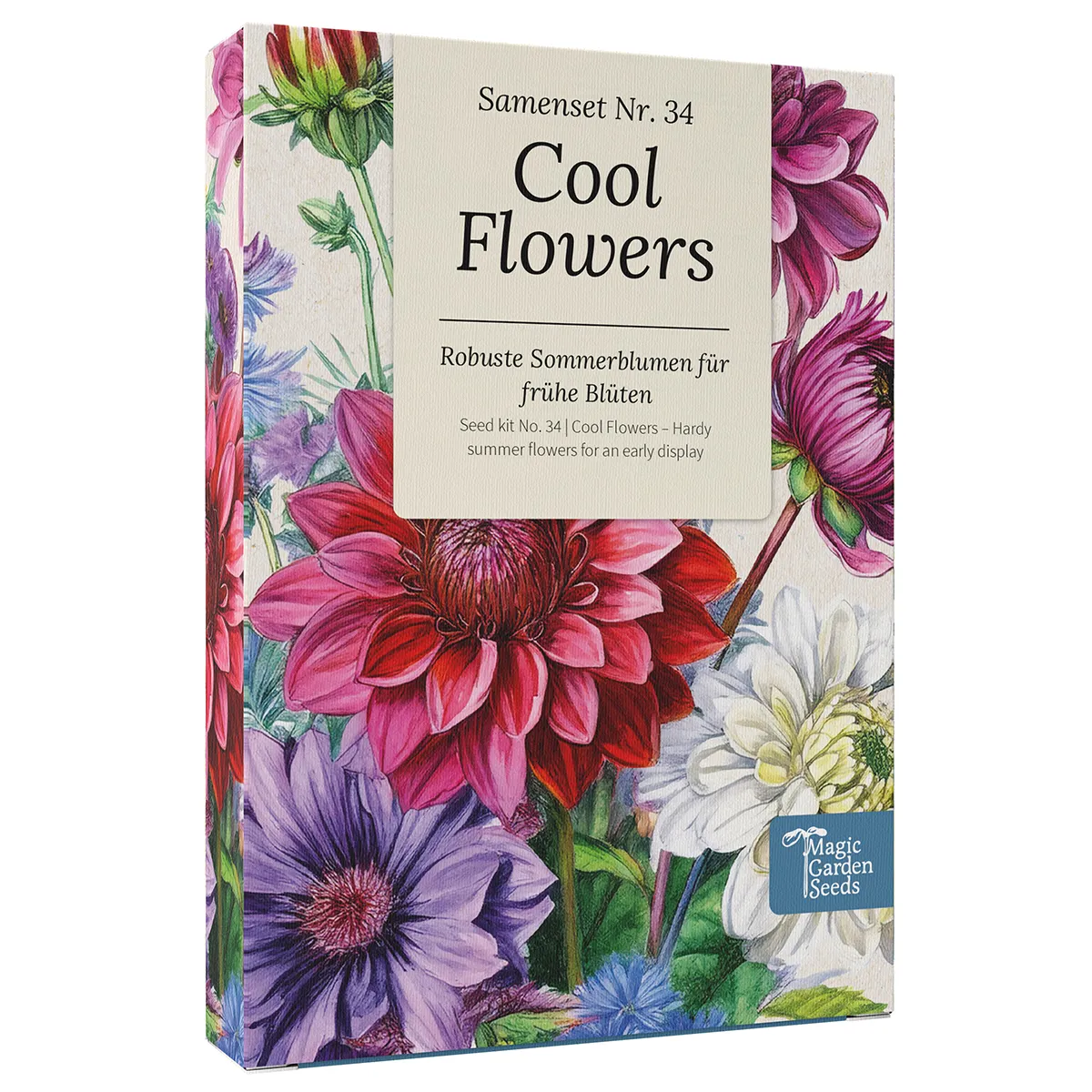 Cool Flowers - Robuste Sommerblumen für frühe Blüten - Samenset Nr. 34