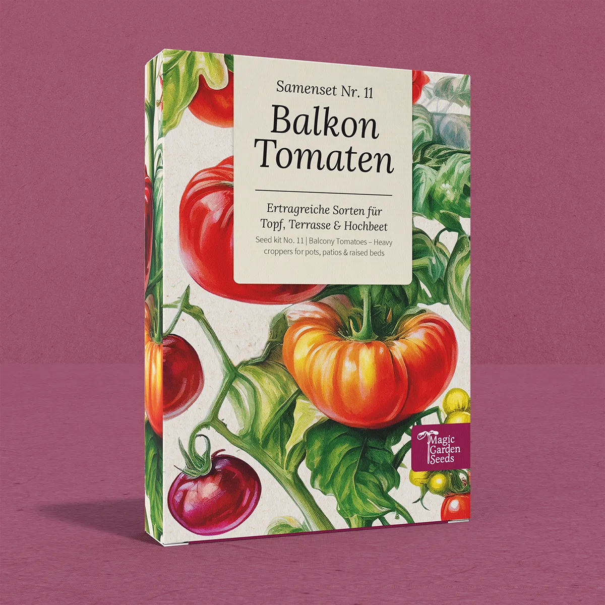 Balkontomaten: goede soorten voor stadstuiniers - zaad set nr. 11