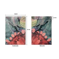 Geschenkzakjes - 40 kleurrijke papieren zakjes / platte zakjes met het motief: Klokbloemen