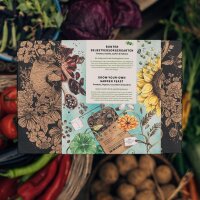 Kleurrijke zelfvoorzienende tuin - bio-zaad-vermeerdering set voor alle groentetuinders
