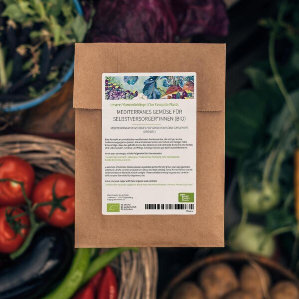 Onze favoriete planten: mediterrane groenten voor zelfverzorgers (bio) – zaad set