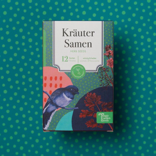 Kruidenzaden - 12 zaadstabiele keukenkruidenvariëteiten - pittig & heerlijk - beginner-zaad set