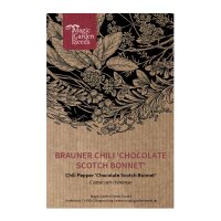 Bruine chili Chocolate Scotch Bonnet (Capsicum chinense)...