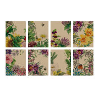 Cadeau zakjes - bloesems - 40 kleurrijke papieren zakjes...
