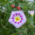 Bloemenboeket in rood