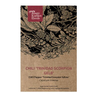 Chilipeper Trinidad Scorpion geel (Capsicum chinense) zaden