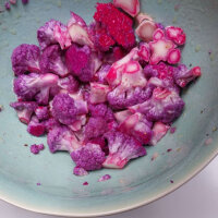 Paarse bloemkool Violetta di Sicilia (Brassica oleracea var. botrytis) zaden